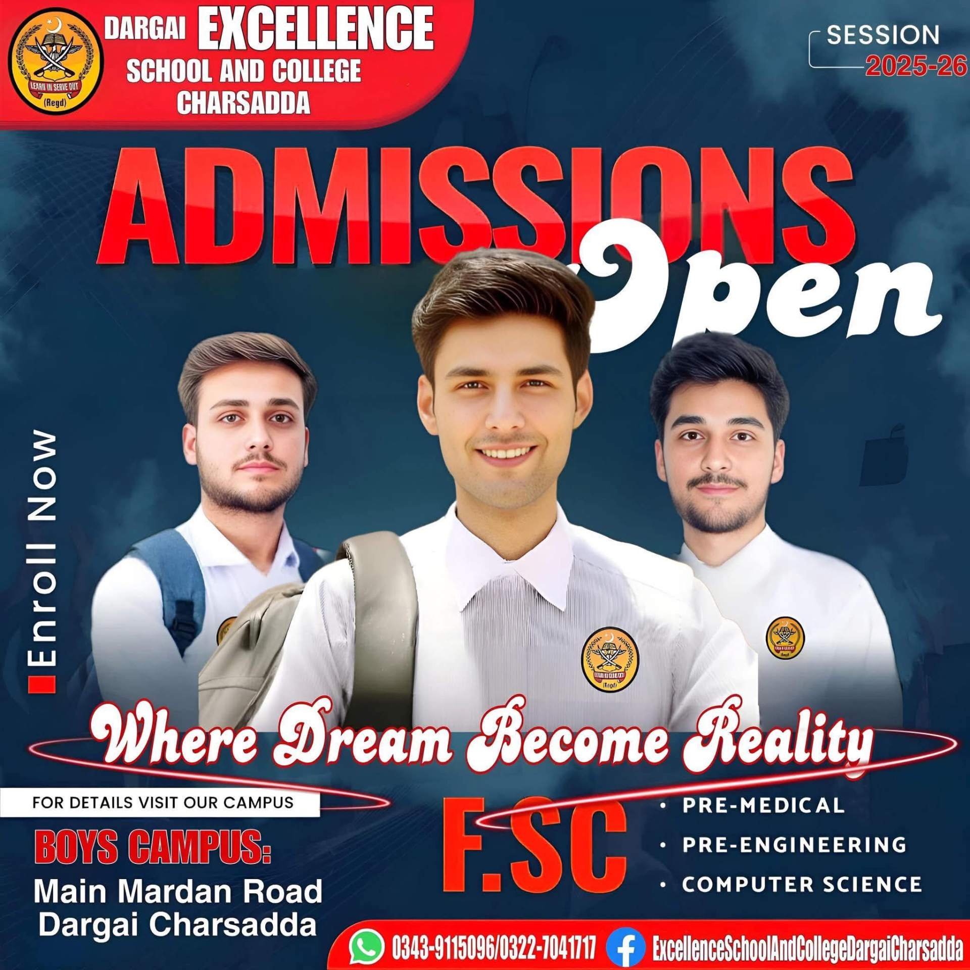 Admissions Open · Session 2025-26